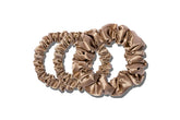 Slip Back to Basics Midi/Large Scrunchie - Light Brown - 3 Pcs